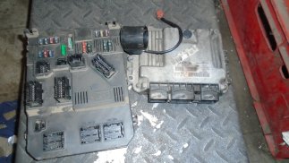 Peugeot 206 HDI (2003) Motorvezérlő egység +immobiliser
