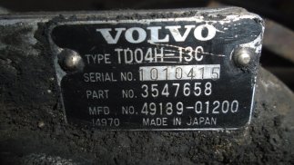 VOLVO 940 (1995) Turbófeltöltő