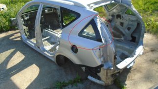 Kia Ceed I (2008) Bal hátsó fix üveg 2