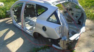 Kia Ceed I (2008) Bal hátsó negyed