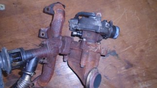 Peugeot 206 HDI (2000) Turbófeltöltő + KIIPUFUGÓ SOR